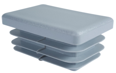 Zaślepka profila szara 50x80mm prostokąt 100szt. Zaślepka profila szara 50x80mm prostokąt 100szt.