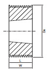 Koło wielorowkowe PYB090K10 SIT