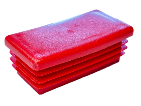Zaślepka profila czerwona 40x80mm prostokąt 100szt. Zaślepka profila czerwona 40x80mm prostokąt 100szt.