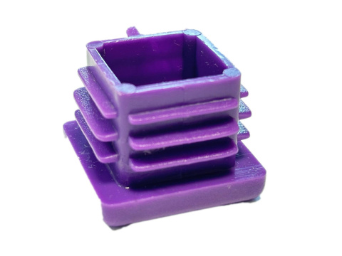 Zaślepka profila fioletowa 25x25 mm kwadrat 5szt. Zaślepka profila fioletowa 25x25 mm kwadrat 5szt.