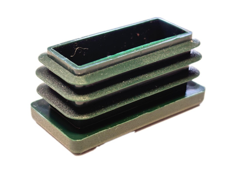 Zaślepka profila zielona 30x80mm prostokąt 5szt. Zaślepka profila zielona 30x80mm prostokąt 5szt.