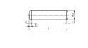 14x80 Kołki walcowe hartowane DIN 6325 1szt. 14x80 Kołki walcowe hartowane DIN 6325 1szt.