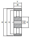 Koło pasowe HD90-14M55 SIT Koło pasowe HD90-14M55 SIT