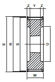 Koło pasowe HDB38-14M55 SIT