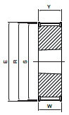 Koło pasowe PBG48G14M37 SIT Koło pasowe PBG48G14M37 SIT