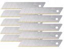 OSTRZA WYMIENNE ŁAMANE 18MM 10 SZTUK TYTANOWE OSTRZA WYMIENNE ŁAMANE 18MM 10 SZTUK TYTANOWE