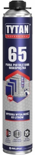 PIANKA PISTOLETOWA TYTAN 65 750ML 02 NISKOPRĘŻNA PIANKA PISTOLETOWA TYTAN 65 750ML 02 NISKOPRĘŻNA