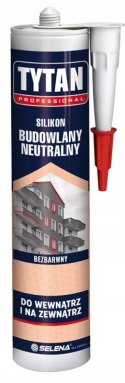 SILIKON NEUTRALNY BUDOWLANY TYTAN 280ML SZARY SILIKON NEUTRALNY BUDOWLANY TYTAN 280ML SZARY