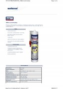 SILIKON UNIWERSALNY TYTAN 280ML SZARY SILIKON UNIWERSALNY TYTAN 280ML SZARY
