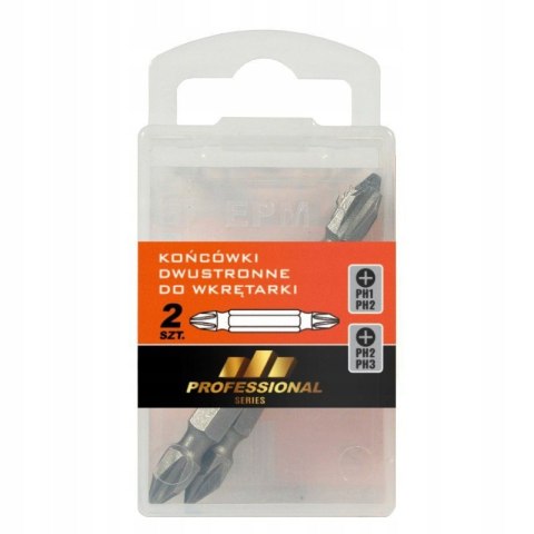GROT, BIT DO WKRĘTARKI DWUSTRONNA 65MM 2SZT. PH1-PH2,PH2-PH3 GROT, BIT DO WKRĘTARKI DWUSTRONNA 65MM 2SZT. PH1-PH2,PH2-PH3