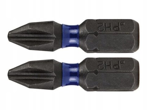 GROT, BIT, KOŃCÓWKA IMPACT PRO PH2 25MM 2 SZT. GROT, BIT, KOŃCÓWKA IMPACT PRO PH2 25MM 2 SZT.