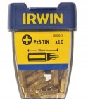 GROT TYPU POZIDRIV TIN-TYTANOWY 1/4' 25MM KOMPLET 10 SZT PZ3 GROT TYPU POZIDRIV TIN-TYTANOWY 1/4' 25MM KOMPLET 10 SZT PZ3