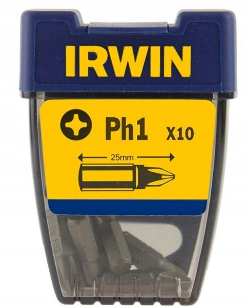 GROT, BIT, KOŃCÓWKA TYPU PHILLIPS 1/4' 25MM 10 SZT. PH1 GROT, BIT, KOŃCÓWKA TYPU PHILLIPS 1/4' 25MM 10 SZT. PH1