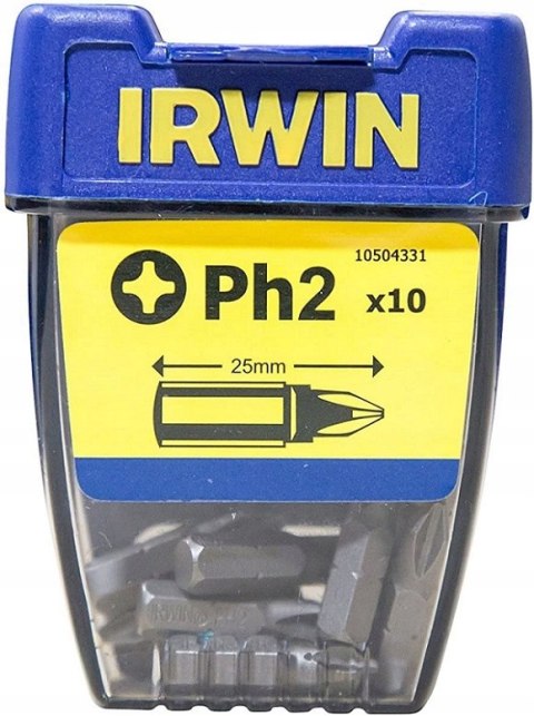 GROT, BIT, KOŃCÓWKA TYPU PHILLIPS 1/4' 25MM 10 SZT. PH2 GROT, BIT, KOŃCÓWKA TYPU PHILLIPS 1/4' 25MM 10 SZT. PH2
