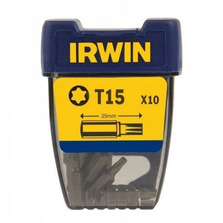 GROT, BIT, KOŃCÓWKA TYPU TORX 1/4' 25MM 10 SZT. T15 GROT, BIT, KOŃCÓWKA TYPU TORX 1/4' 25MM 10 SZT. T15