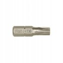 GROT, BIT, KOŃCÓWKA TYPU TORX 1/4' 25MM 10 SZT. T30 GROT, BIT, KOŃCÓWKA TYPU TORX 1/4' 25MM 10 SZT. T30