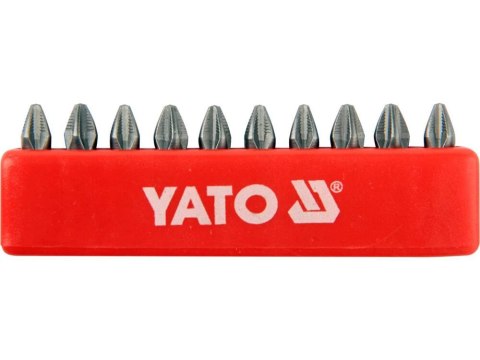 GROTY ŚRUBOKRĘTOWE, BIT, KOŃCÓWK PH2 25MM ZESTAW 10-SZTUKOWY GROTY ŚRUBOKRĘTOWE, BIT, KOŃCÓWK PH2 25MM ZESTAW 10-SZTUKOWY