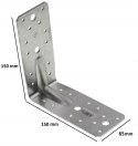ŁĄCZNIK BUDOWLANY Z PRZETŁOCZENIEM 150*150*65*2.5MM ŁĄCZNIK BUDOWLANY Z PRZETŁOCZENIEM 150*150*65*2.5MM
