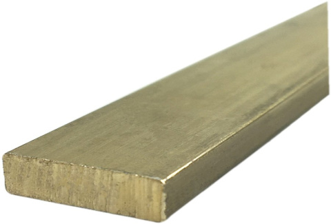 Płaskownik z mosiądzu 20x10 500mm (50cm) Płaskownik z mosiądzu 20x10 500mm (50cm)