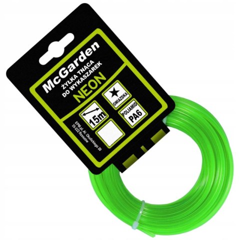 ŻYŁKA DO WYKASZARKI GWIAZDKA NEON 3,0MM 15M ŻYŁKA DO WYKASZARKI GWIAZDKA NEON 3,0MM 15M