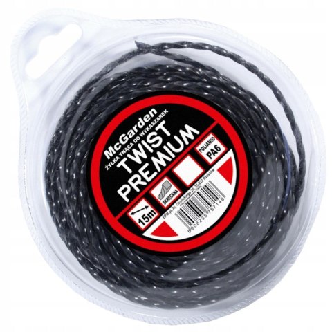 ŻYŁKA DO WYKASZARKI TWIST PREMIUM 2,0MM 15M ŻYŁKA DO WYKASZARKI TWIST PREMIUM 2,0MM 15M