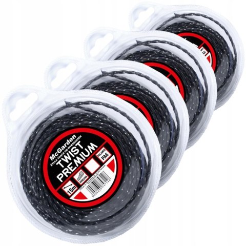 ŻYŁKA DO WYKASZARKI TWIST PREMIUM 2.4MM 15M ŻYŁKA DO WYKASZARKI TWIST PREMIUM 2.4MM 15M