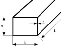 Profil stalowy zamknięty 80x40x4 dł.1000mm