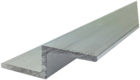 Zetownik aluminiowy 18x22x2,5 długość 1000mm (100cm)