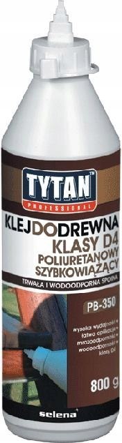 KLEJ DO DREWNA TYTAN PROFESSIONAL D4 800G KLEJ DO DREWNA TYTAN PROFESSIONAL D4 800G