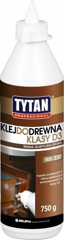 KLEJ DO DREWNA TYTAN PROFESSIONAL D4 800G KLEJ DO DREWNA TYTAN PROFESSIONAL D4 800G