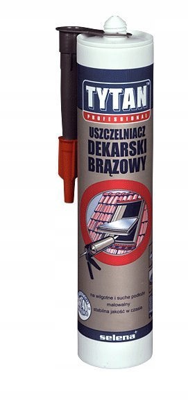 USZCZELNIACZ DEKARSKI TYTAN 310ML CZERWONY USZCZELNIACZ DEKARSKI TYTAN 310ML CZERWONY