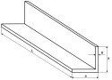 Kątowniki kątownik aluminiowy 30x30x3 dł. 2000mm