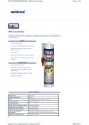 SILIKON IDEALNE USZCZELNIENIE TYTAN 280ML BEZB. SILIKON IDEALNE USZCZELNIENIE TYTAN 280ML BEZB.