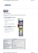 SILIKON TYTAN EURO-LINE 280ML BEZBARWNY