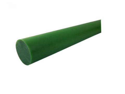Pręt poliamid wałek fi 35x1000mm PA6-G zielony