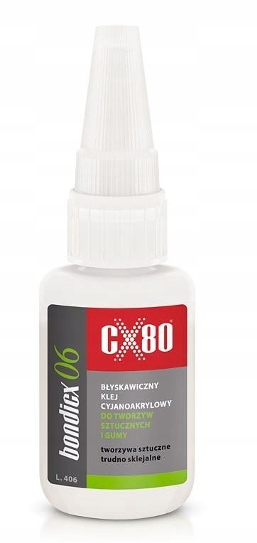 Klej cyjanoakrylowy CX80 BONDICX 06 20g Klej cyjanoakrylowy CX80 BONDICX 06 20g