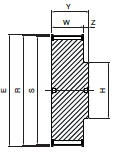 Koło pasowe ST28S8M20 SIT