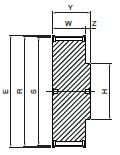 Koło pasowe ST30S14M40 SIT