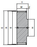 Koło pasowe ST30S14M85 SIT