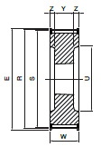 Koło pasowe STB28S14M55 SIT