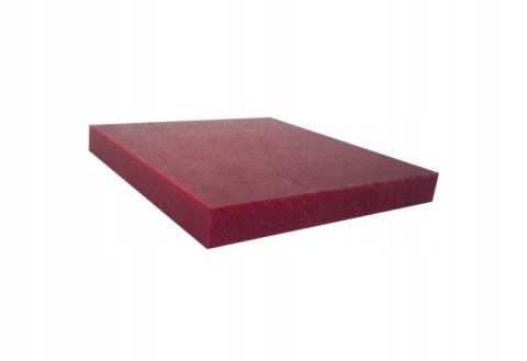 Płyta poliamid PA6-G+olej czerwona 25x250x250 mm Płyta poliamid PA6-G+olej czerwona 25x250x250 mm