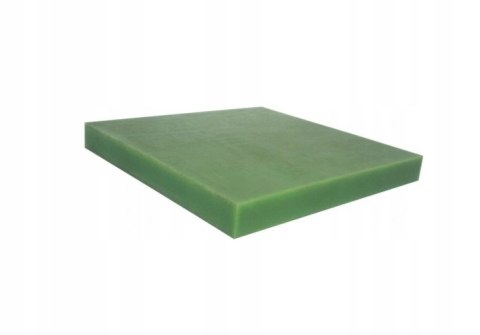 Płyta poliamid PA6-G+olej zielona 12x100x100mm Płyta poliamid PA6-G+olej zielona 12x100x100mm