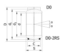 Łożysko kuliste GE-012 DO (12x22x10)