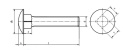 M12x40 Śruby zamkowe kl.8.8 ocynk DIN 603 PG 1szt.