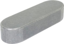 Wpust pryzmatyczny klin 12x8x45 DIN6885 2 szt
