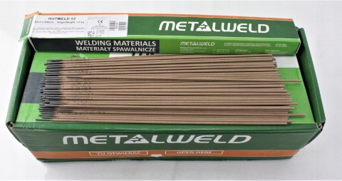 ELEKTRODA RUTYLOWA RUTWELD12 - KLASYCZNA 2.0*300MM 1KG ELEKTRODA RUTYLOWA RUTWELD12 - KLASYCZNA 2.0*300MM 1KG