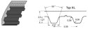 Pas zębaty XL176x8mm szeroki 8mm Optibelt