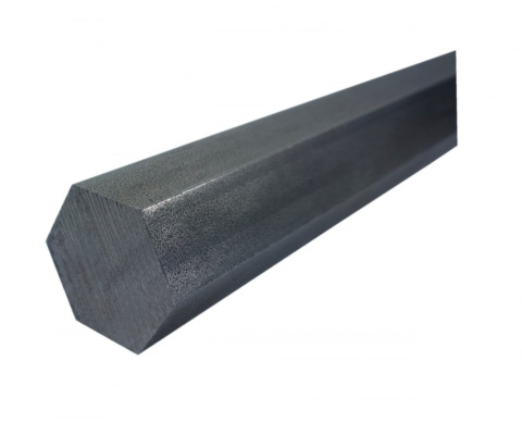 Pręt 6-kątny stalowy ciągniony S32 mm dł.50mm Pręt 6-kątny stalowy ciągniony S32 mm dł.50mm