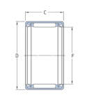 Łożysko igiełkowe HMK 2526 LL NTN 25x33x26