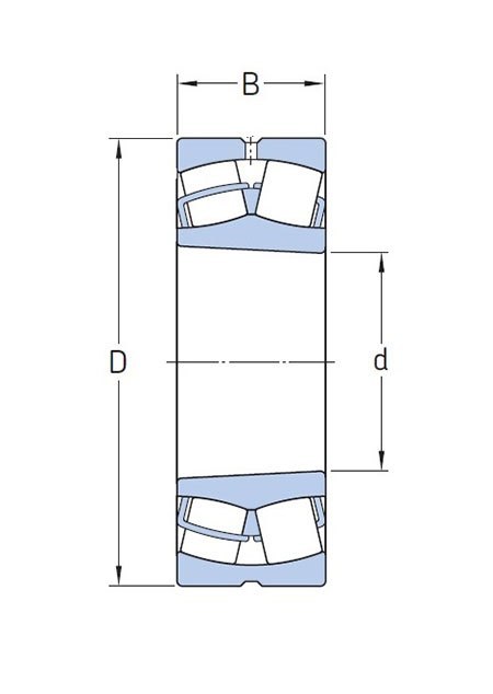 Łożysko baryłkowe 22218 EMKW33 C3 NEUTRAL Łożysko baryłkowe 22218 EMKW33 C3 NEUTRAL